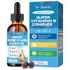 15-in-1 Liposomal Vitamin B Complex Pro Sugar-free B Complex Drops with B1, B2, B3 Niacinamide, Choline, B5, B6, B7 Biotin, Inositol, Folate, B12, Zinc, Lutein, Zeaxanthin, Taurine & Vit. C, 2 fl oz view 1