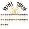 108 Pcs Paper Bachelorette Party Straws, Funny Male Dancer Drinking Straws, Favors Naughty, for Bridal Shower Bachelorette Party Decoration Accessories (Gold combination) view 1