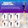 108 Pcs Paper Bachelorette Party Straws, Funny Male Dancer Drinking Straws, Favors Naughty, for Bridal Shower Bachelorette Party Decoration Accessories (Gold combination) view 2