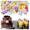 60 PCS Flower Cupcake Toppers Wildflower Cupcake Toppers Baby in Bloom Baby Shower Decorations Floral Birthday Decorations for Wedding Bridal Shower Bachelorette view 1