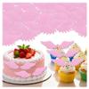 24 Pairs Angel Wings Cupcake Toppers Kpop Cupcake Toppers Cake Decorations for Wedding Bachelorette Baby Shower Birthday Party Pink view 1