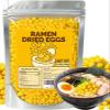 4.94oz Dried Egg Ramen Toppings - Freeze-Dried Scrambled Eggs for Instant Noodles, Soups & Rice Bowls, Ramen Dried Eggs, No Refrigeration Needed, Easy Camping & Emergency Meal(140g) view 1