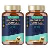 25-in-1 Magnesium Complex with Methylated B Complex, 1000mg Magnesium Complex for Women & Men with Magnesium Glycinate 400mg, 120 Vegan Capsules per Bottle, 2 Bottles view 1