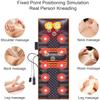 CZCZC Full Body Massage Mat with Heat 10 Vibration Motors 20 Neck Shiatsu Massage Heads 9 Massage Modes Massager Massage Mattress Cushion for Muscle Ache, Neck Back Pain, Relax view 2