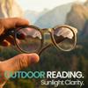 2SeeLife Large Round TR-90 Reading Sunglasses for Men & Women Medium-Large Fit, Durable, Spring Hinges, Sun Readers, Green, +3.00 view 2