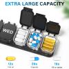 Extra Large Weekly Pill Organizer, Pill Box with 7 Detachable Compartments view 3