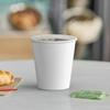 10 oz White Paper Hot Cups Disposable Coffee Cups Squat Hot Drink Paper Cups for Latte Cappuccino Tea Chocolate (200) view 4