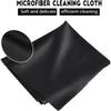12 Pack Eyeglass Cleaning Cloths for Glasses, 6 Black & 6 Gray, 6x7 Inch Soft Lint-Free Lens Cleaning Wipes Glasses Cleaner Cloth for Screens, Cameras, and Electronics view 3