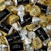 110 Pcs New Year?s Eve Party Chocolate Candy Mix - Assorted Wrapped Miniatures, Silver Foiled Milk Chocolate Kisses & Gold Foiled Peanut Butter Cups For Favors, Table Assortments And Gifts (1.62lb) view 1
