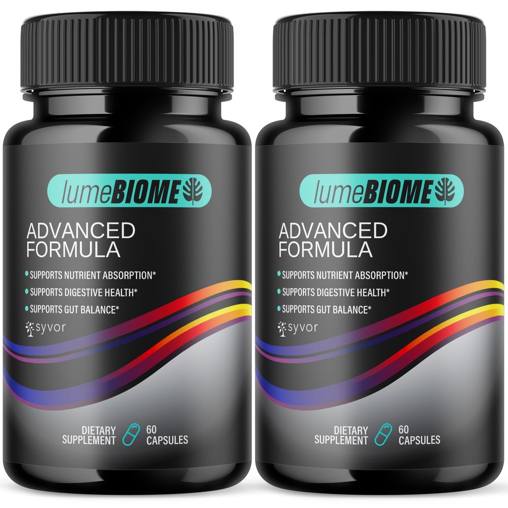 (2 Pack) LumeBiome Capsules, Official LumeBiome Probiotic Pills with All Natural Ingredients, Advanced Formula Gut Health Support Pills with Premium Probiotics for Women & Men (120 Capsules)