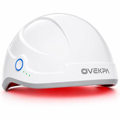 Red Light Therapy for Hair Growth - FDA Cleared Laser Cap for Hair Regrowth, Hair Loss Thinning & Alopecia Treatment for Men & Women, Wireless Rechargeable Model Hat-01 (White)