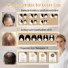 Red Light Therapy for Hair Growth - FDA Cleared Laser Cap for Hair Regrowth, Hair Loss Thinning & Alopecia Treatment for Men & Women, Wireless Rechargeable Model Hat-01 (White) view 4