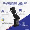 AMERICAN HOSPITAL SUPPLY Non-Slip Hospital Socks, Anti-Skid, Anti-Slip Gripper Socks for Medical or Home Use, Black, Small, 6 Pairs view 3