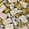 220 Pcs Happy Thanksgiving Chocolate Candy Mix Assortment - Wrapped Chocolate Miniatures, Silver Foiled Kisses & Gold Mini Peanut Butter Cups For Fall Party Favors, Elegant Thanksgiving Table Assortments, Sweet Candy Gifts, Friendsgiving Goodie Bags view 1