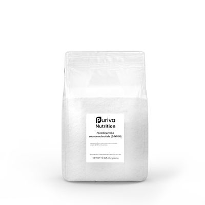 Puriva Pure NMN Powder (Nicotinamide mononucleotide) NAD+ Precursor, 454g (1 Lb), Nutrition