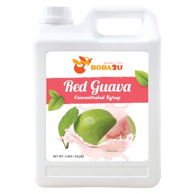 BOBA2U | CONCENTRATED SYRUP | 5.5 LBS (RED GUAVA)