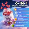 softbear L-Theanine Gummies 400mg for Kids & Adults, L Theanine Supplement with Ashwagandha, GABA, 5-HTP Supports Calm & Relax & Focus, Sugar-Free/Vegan/GMO-Free, Strawberry Flavor 120 Count view 3