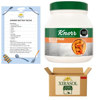 Multi-Purpose Fry Batter Mix Bundle Knorr Capeador + Bilingual Recipe Card Xirasol Store