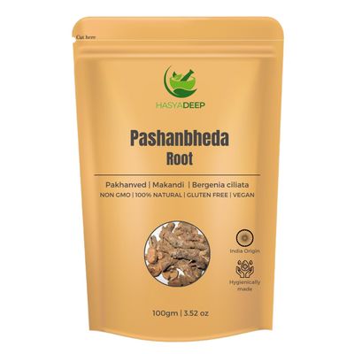 Hasyadeep Pashanbheda Roots | Bergenia Ciliata (50gm/1.76oz)