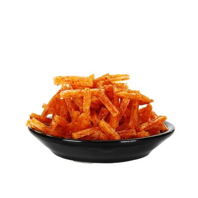 MQZHUK Spicy Chinese Strips,Mini Spicy Gluten Strips (La Tiao), hot Strip, Irresistibly Chewy,latiao Chinese Snack (0.6oz Pack)Asian Snacks, 5Pack