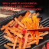 MQZHUK Spicy Chinese Strips,Mini Spicy Gluten Strips (La Tiao), hot Strip, Irresistibly Chewy,latiao Chinese Snack (0.6oz Pack)Asian Snacks, 5Pack view 4