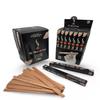 28 Packs Premium Spanish Cedar Sticks Large Box Cedar Spills for Lighting & Humidifying Cigars Natural Humidity Control, Eco-Friendly Cigar Accessory (The Black Series Classica) view 3