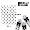 20 Sheets Black Tissue Paper 20" x 28" Bulk Gift Wrap for Gift Bags, Graduation, Birthday & Holiday Party Decorations (Black) view 2