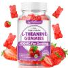 softbear L-Theanine 400mg Gummies for Kids & Adults, L Theanine Supplement with Ashwagandha, GABA, 5-HTP Supports Calm & Relax & Focus, Sugar-Free/Vegan/GMO-Free, Strawberry Flavor 60 Count view 1