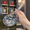 316 stainless steel soup spoon short handle large round spoon big head soup spoon for household use view 2