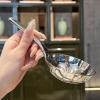316 stainless steel soup spoon short handle large round spoon big head soup spoon for household use view 3