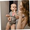 BCOATH 2pcs Soft Bristle Toothbrushes with Bear Handle Cute Manual Brush for Ages Gentle Round Head Teeth Cleaning for Sensitive Gums view 2