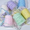 10MM Polyester Ribbon,10.9Yard Double Fringe Wave Ribbon for Gift Wrapping Crafts Wedding Decor Bouquet Floral Arrangement view 2