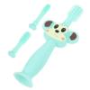 Mikinona Soft Silicone Toothbrush for Boy Girl and Gentle Bristles Oral Cleaner with Easy-Grip Handle and Teething Pad Safe Gum Care for Years Old view 1