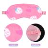 2PCS Plush Sleeping Eye Mask Soft Plush Eye Mask Fuffy Eye Cover Comfortable Sleep Mask Blindfold Rainbow Faux Fur Eye Shade for Women, Men and Kids Travel Nap Sleeping view 3