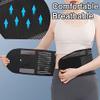 Lightweight Back Brace With 2 Support Panels For Lower Back Pain Relief, Breathable Mesh Material With Dual Lumbar Pads, Adjustable Lumbar Support For Men And Women, Black view 2