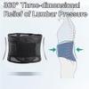 Lightweight Back Brace With 2 Support Panels For Lower Back Pain Relief, Breathable Mesh Material With Dual Lumbar Pads, Adjustable Lumbar Support For Men And Women, Black view 3