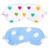 2PCS Plush Sleeping Eye Mask, Soft Plush Eye Mask, Fuffy Eye Cover Comfortable Sleep Mask Blindfold Rainbow Faux Fur Eye Shade for Women, Men and Kids Travel Nap Sleeping
