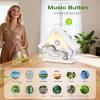 3 in 1 Singing Bird Box, Nature Sound Box with Motion Sensor, LED Lights, Timer, 12 Soothing Songs, Portable Birds Chirping Box White Noise Sound Therapy for Bathroom, Home, Adult Relaxing (0-90dB) view 2