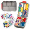 2026 New Extra Large Pill Box with Medicine Labels Travel Essentials Daily Med Container Mini Medication Organizer Storage Organizer Case 7 Day Pill Organizer(Grey) view 1