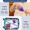 2026 New Extra Large Pill Box with Medicine Labels Travel Essentials Daily Med Container Mini Medication Organizer Storage Organizer Case 7 Day Pill Organizer(Purple) view 4