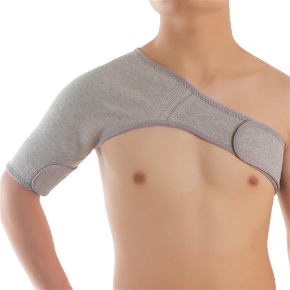 Durable Rotator Cuff Shoulder Brace with Elastic Strap Unisex Rotator Cuff Relief Brace Dislocation Prevention Strong Shoulder Stabilizer(Medium,Fleece-Lined Version,Left)