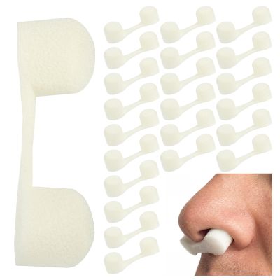 HDFCLUP 200-Pack White Disposable Nasal Filters Bulk Nose Plugs for Dust Construction and Workshops Strong Nose Plugs for Smells Spray Tanning Painting and Kitchen (200, white)