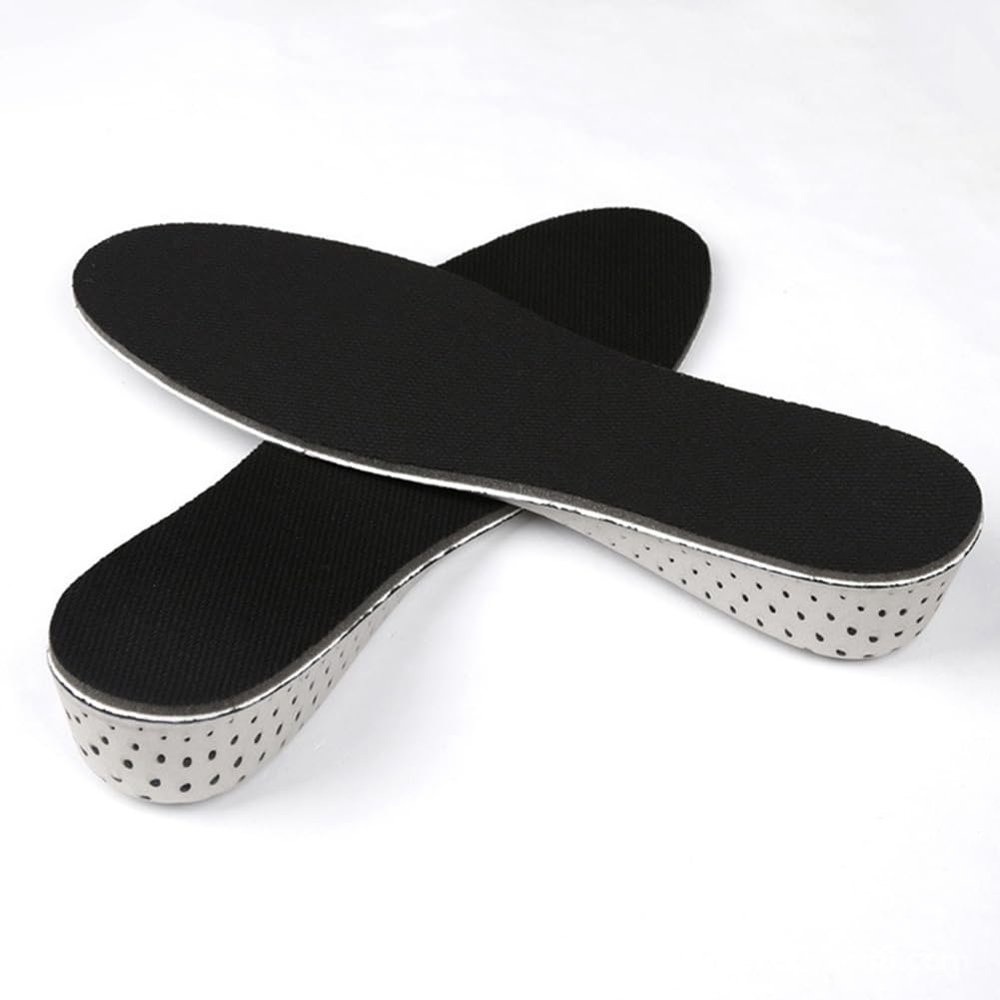 1 Pair Height Boosters Memory Foam Height Increasing Insoles Full Length Heel Lifting Inserts Breathable Shock Absorbing Shoe Lifts Pads for Men and Women (2cm)