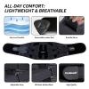 RockloookY Lower Back Brace for Women Men, Adjustable Lumbar Support with Ergonomic Metal Stays for Work,Lifting,Drive,Fitness, Breathable Fabric Support Belt with 3D Pad,Black,Size XXL,Waist 52"-62" view 4