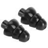 Acouto Reusable Silicone Ear Plugs Sleeping Black Ear Plugs Reusable Noise Reduction Swimming Earplugs with Filter Noise Cancelling Adults - Health & HouseholdHealth CareEar view 2