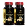 Alaskan Salmon Fish Oil Pills | Source Omega 3 Supplement | EPA & DHA Fatty Acids from Single-Source Wild Alaskan - 2 Bottles 120 Capsules view 1