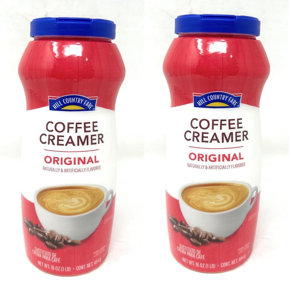 Hill Country Fare Flavored Powdered Coffee Creamer - 2 pack (Original 16oz)