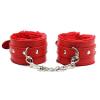Sports Equipment Accessories, Adjustable Size, Sports and Fitness Wristbands, Red Leather Wristbands, Comfortable Plush Lining view 1