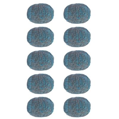 10 Count Strong Metal Cleaning Steel Wool Multi-Purpose Cleaners For Indoor Cookware And Outdoor Cooking Area Maintenance Heavy Duty Steel Wool Scrubber For Cookware