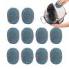 10 Count Strong Metal Cleaning Steel Wool Multi-Purpose Cleaners For Indoor Cookware And Outdoor Cooking Area Maintenance Heavy Duty Steel Wool Scrubber For Cookware view 3